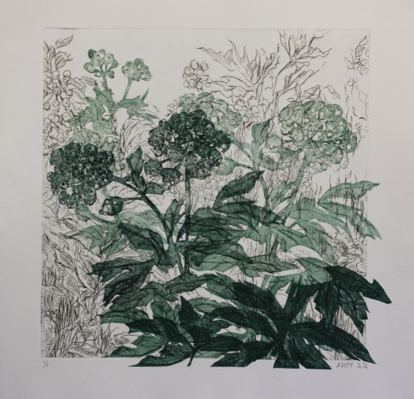2026, Impressions, angéliques (30x30cm) pointe sèche et impressions matrice découpée)